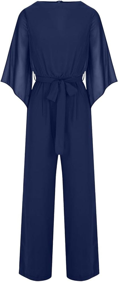 Einteiliger Jumpsuit Damen Elegant Party