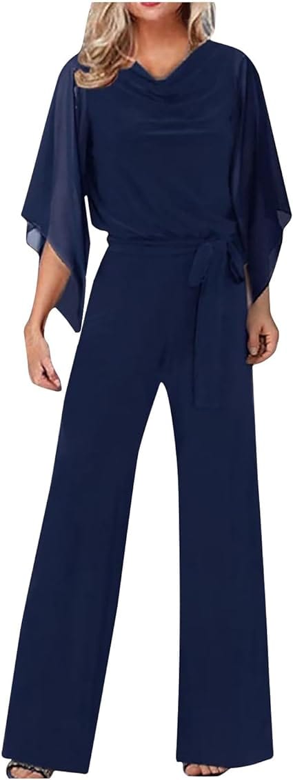 Einteiliger Jumpsuit Damen Elegant Party