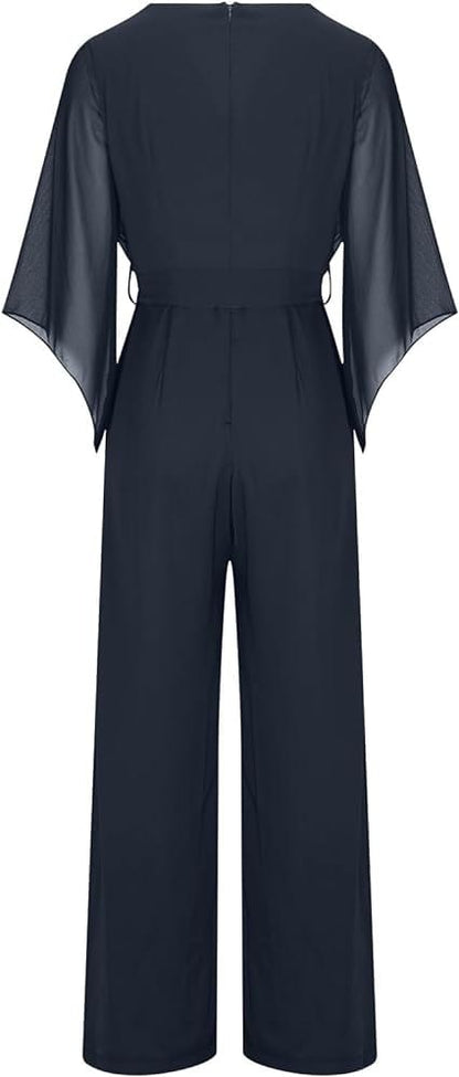 Einteiliger Jumpsuit Damen Elegant Party