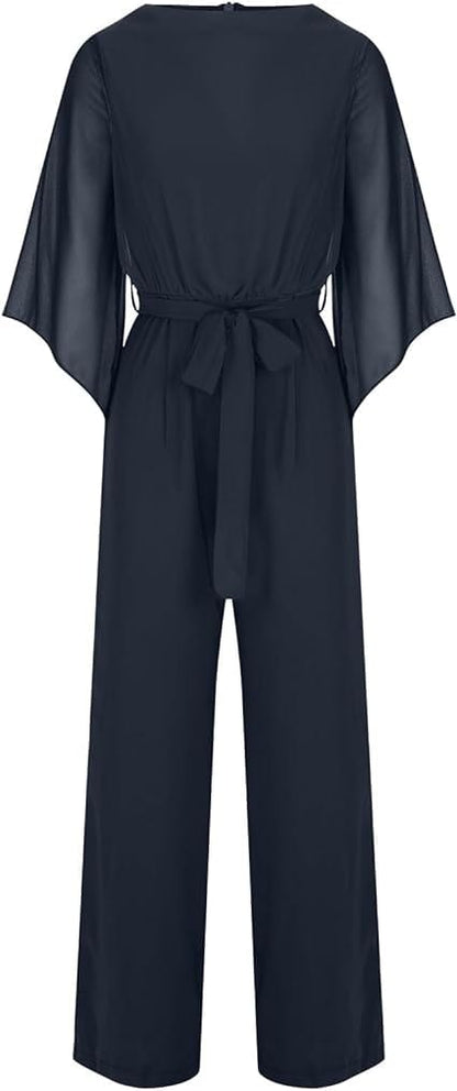Einteiliger Jumpsuit Damen Elegant Party