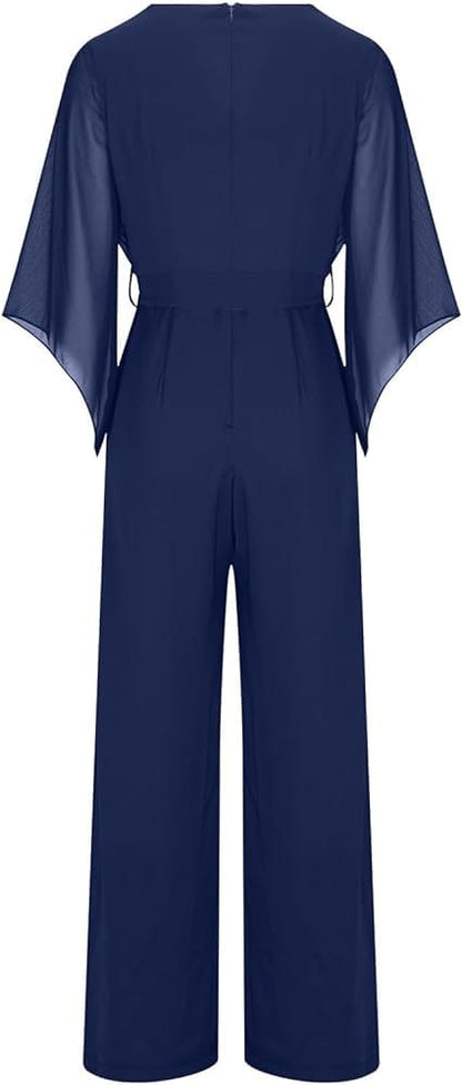 Einteiliger Jumpsuit Damen Elegant Party