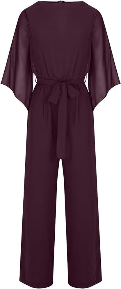 Einteiliger Jumpsuit Damen Elegant Party