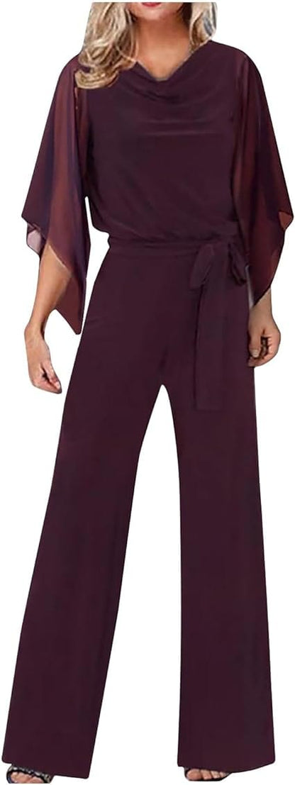 Einteiliger Jumpsuit Damen Elegant Party