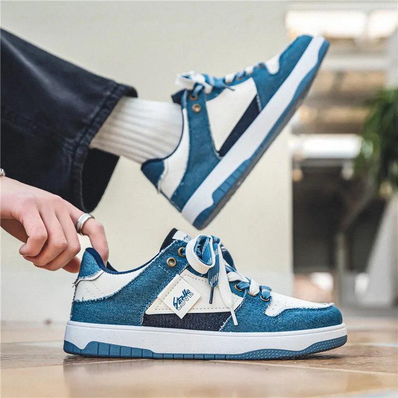 Skate Schuhe Niedrig Kontrast Schnürsenkel Sportlich