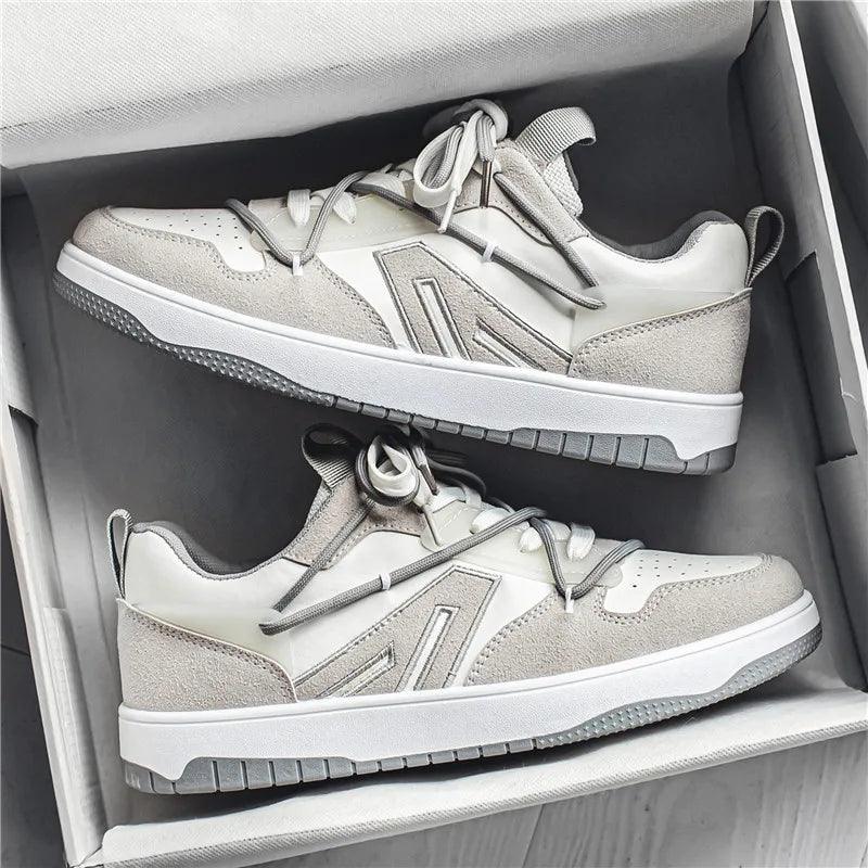 Skate Schuhe Niedrig Kontrast Schnürsenkel Sportlich