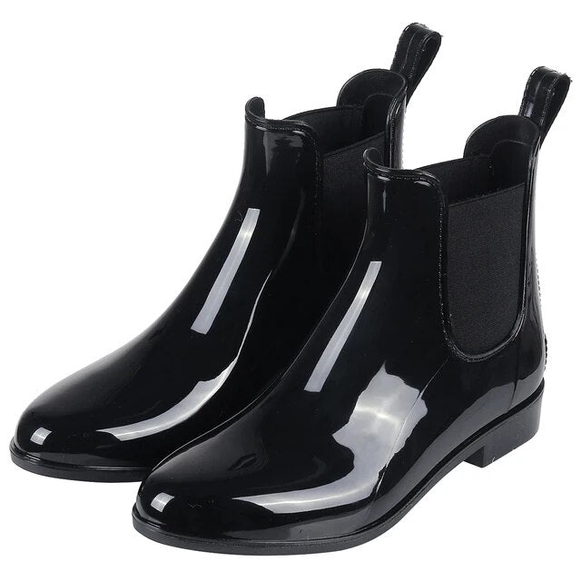 Stiefel Damen Knöchelhoch Schuhe Frauen Schwarz