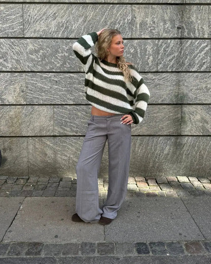 Anna | Lässiger Übergroßer Trui Zendoo.de