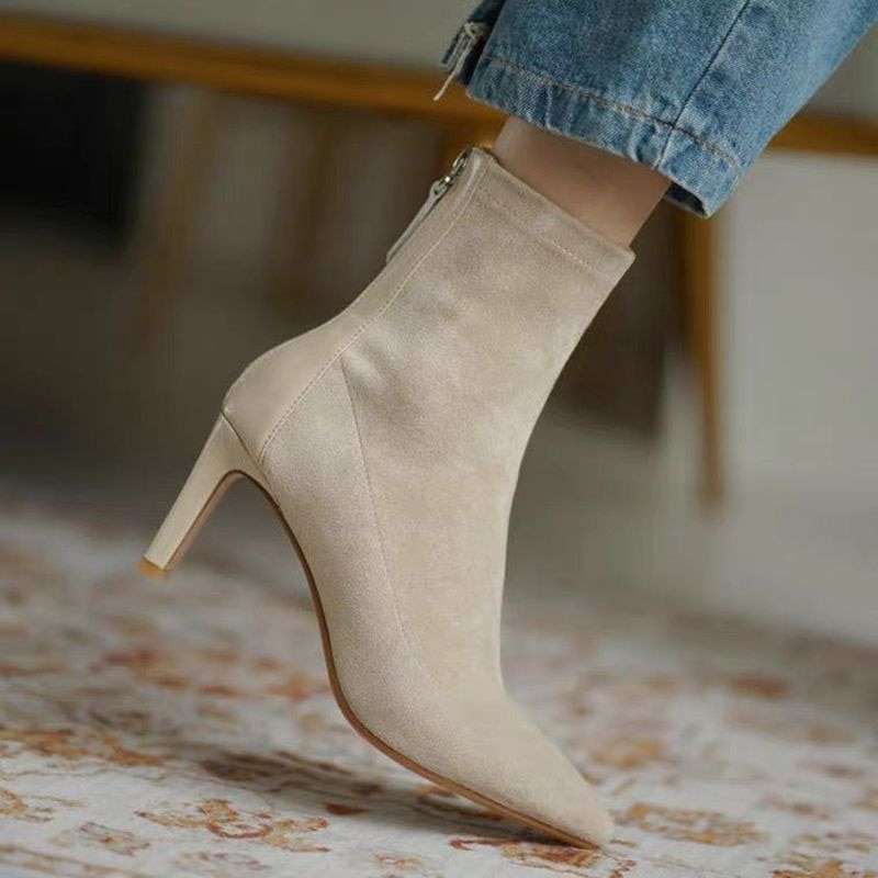 Stilettos Ankle Boots Damen Schuhe Hochzeit