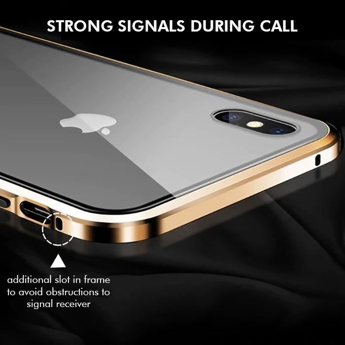 Magnetische iPhone Hülle mit Sichtschutz