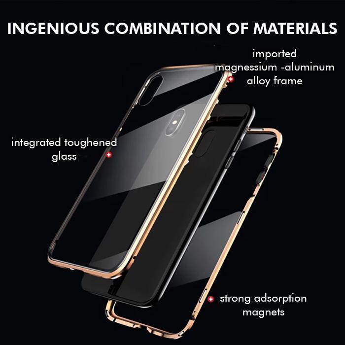Magnetische iPhone Hülle mit Sichtschutz - BerlinGlamour