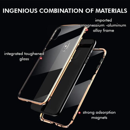 Magnetische iPhone Hülle mit Sichtschutz - BerlinGlamour