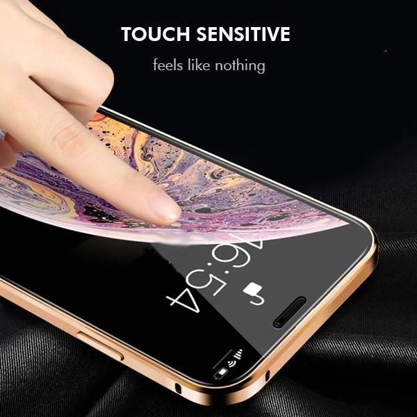 Magnetische iPhone Hülle mit Sichtschutz