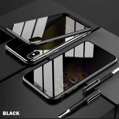 Magnetische iPhone Hülle mit Sichtschutz