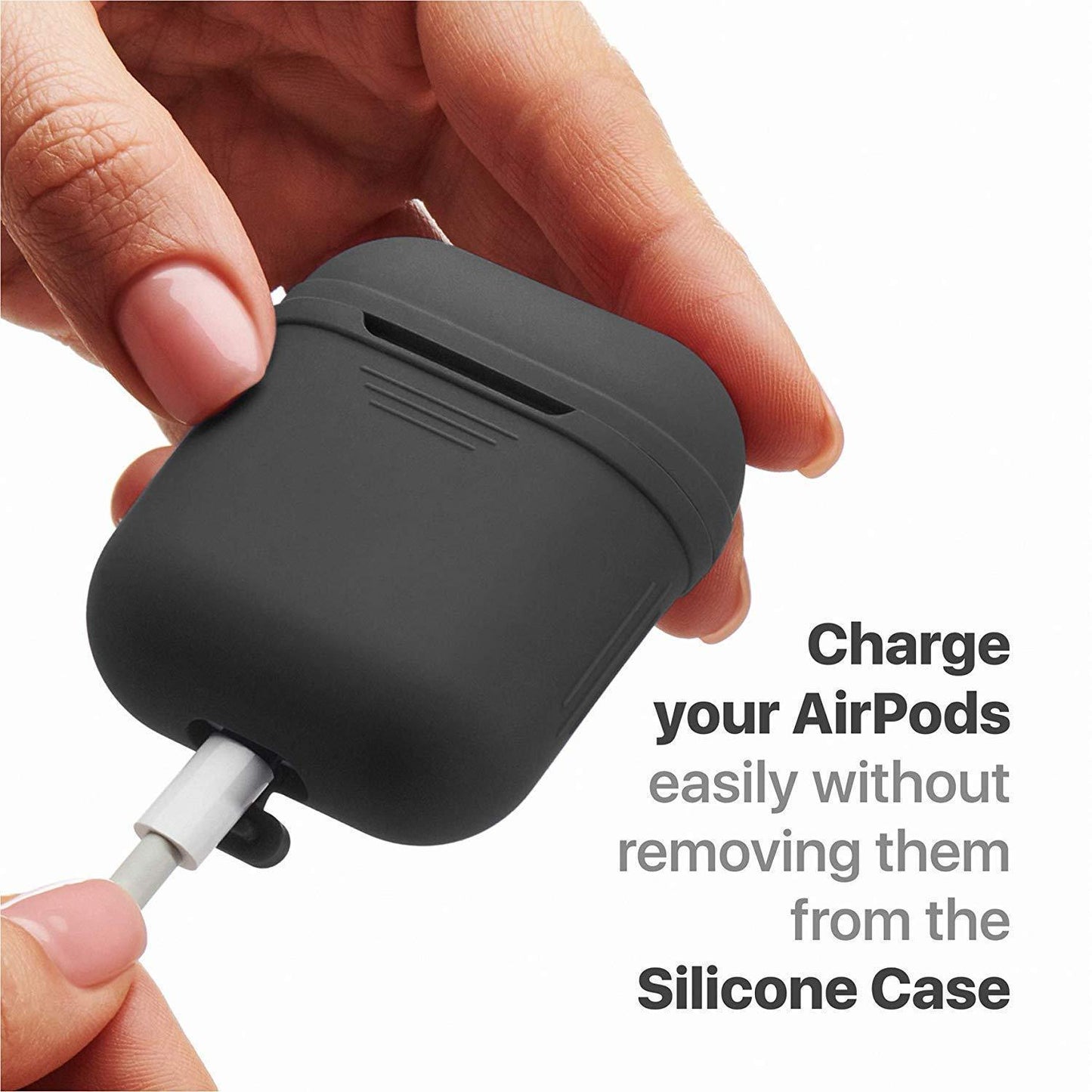 AirPods Hülle Weich Silikon Schutzhülle Transparent