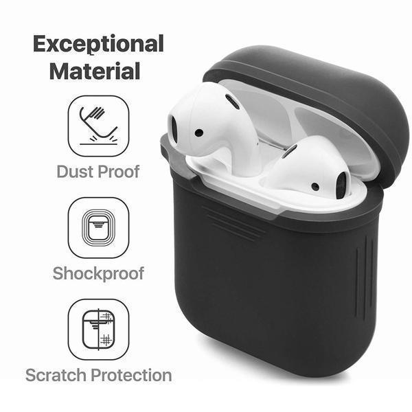 AirPods Hülle Weich Silikon Schutzhülle Transparent