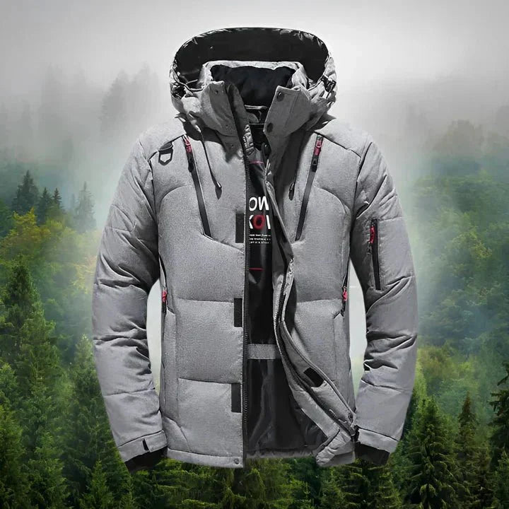 Herrenjacke Mit Abnehmbarer Kapuze Waterproof