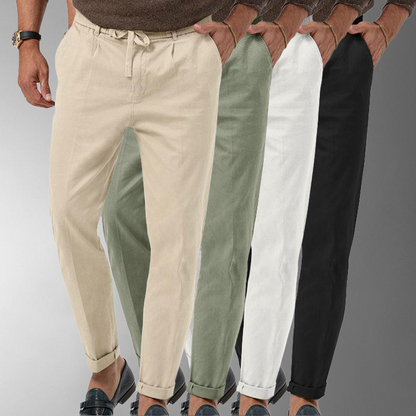 Herren Cordhose Slim Fit mit Kordelzug