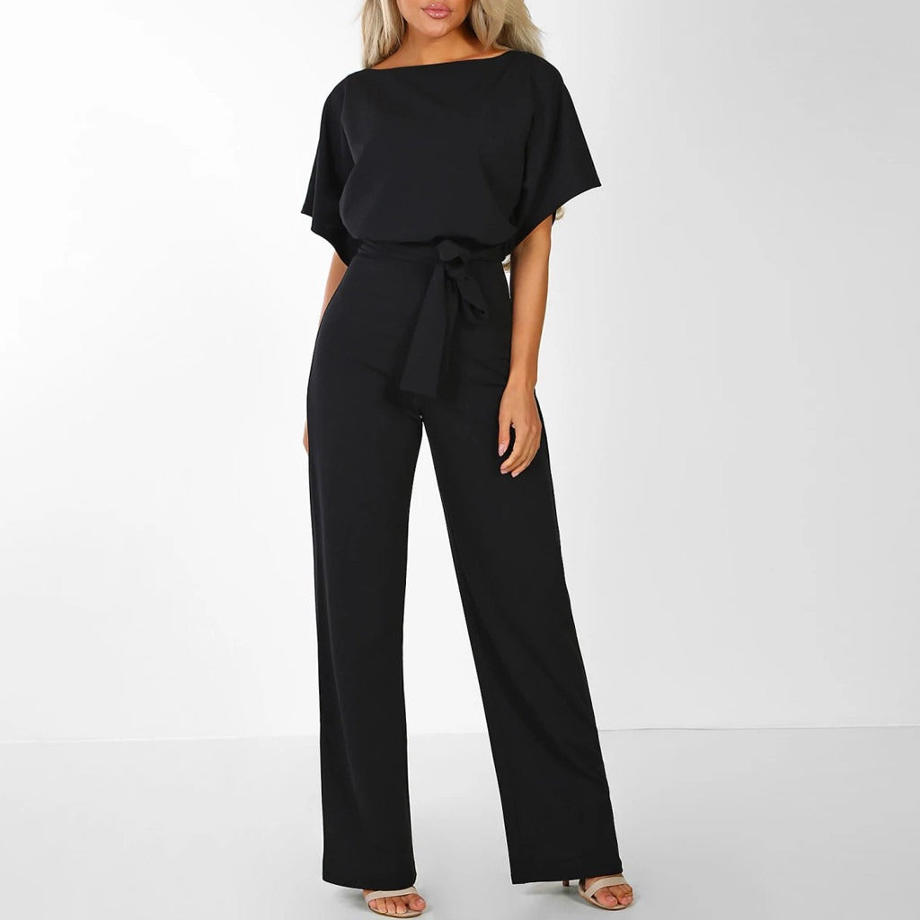 Eleganter Jumpsuit Damen Vielseitig Schick Abendkleid