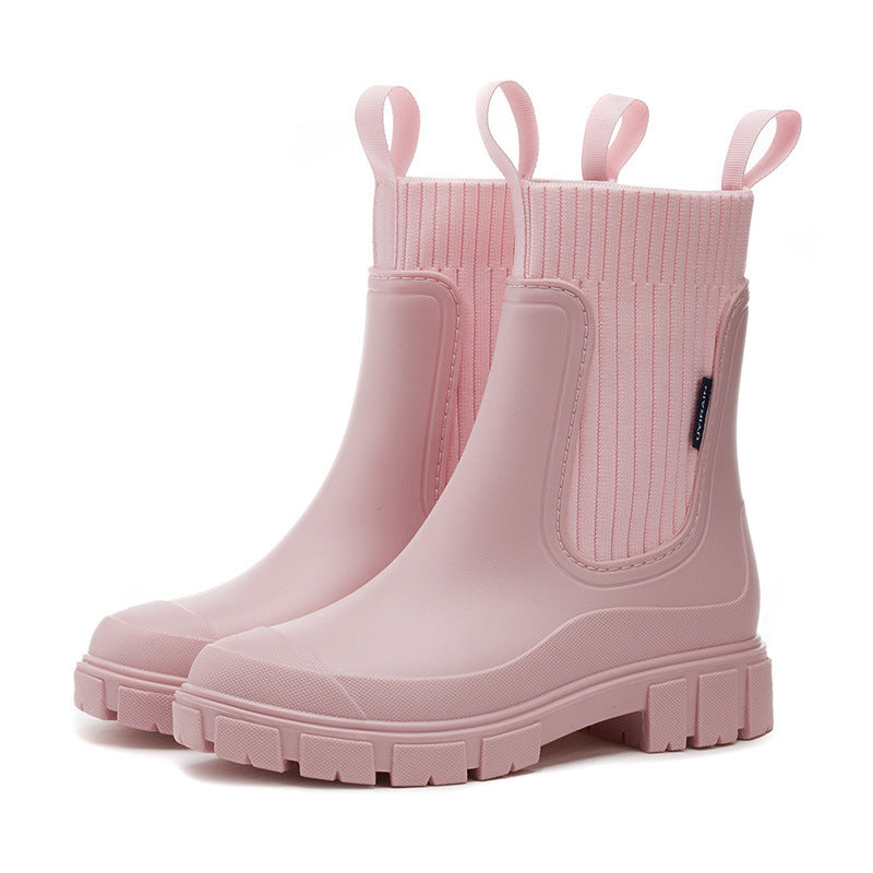 Wasserdichte Gummistiefel Antirutsch Regenstiefel Damen Herren