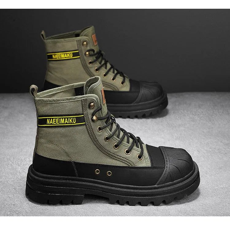 Herren Stiefel Lässig Sportlich mit Dicker Sohle