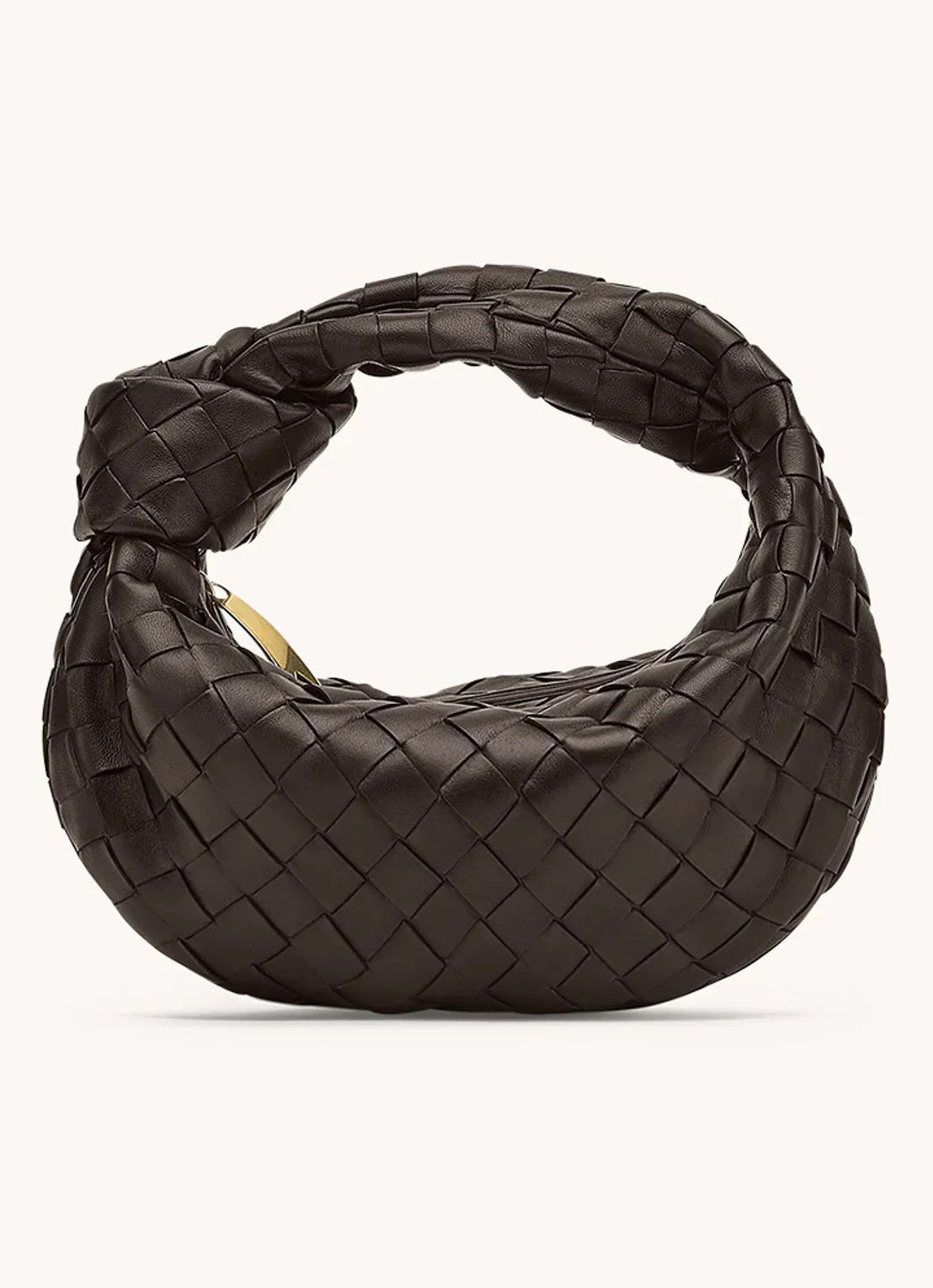 Allegra Handtasche in Braun – elegante geflochtene Handtasche