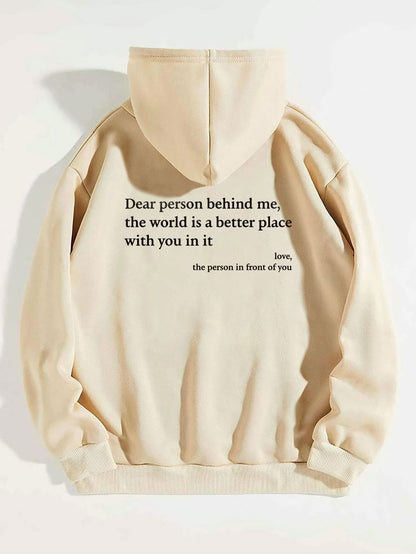 BerlinGlamour Hoodie: Du Bist Genug