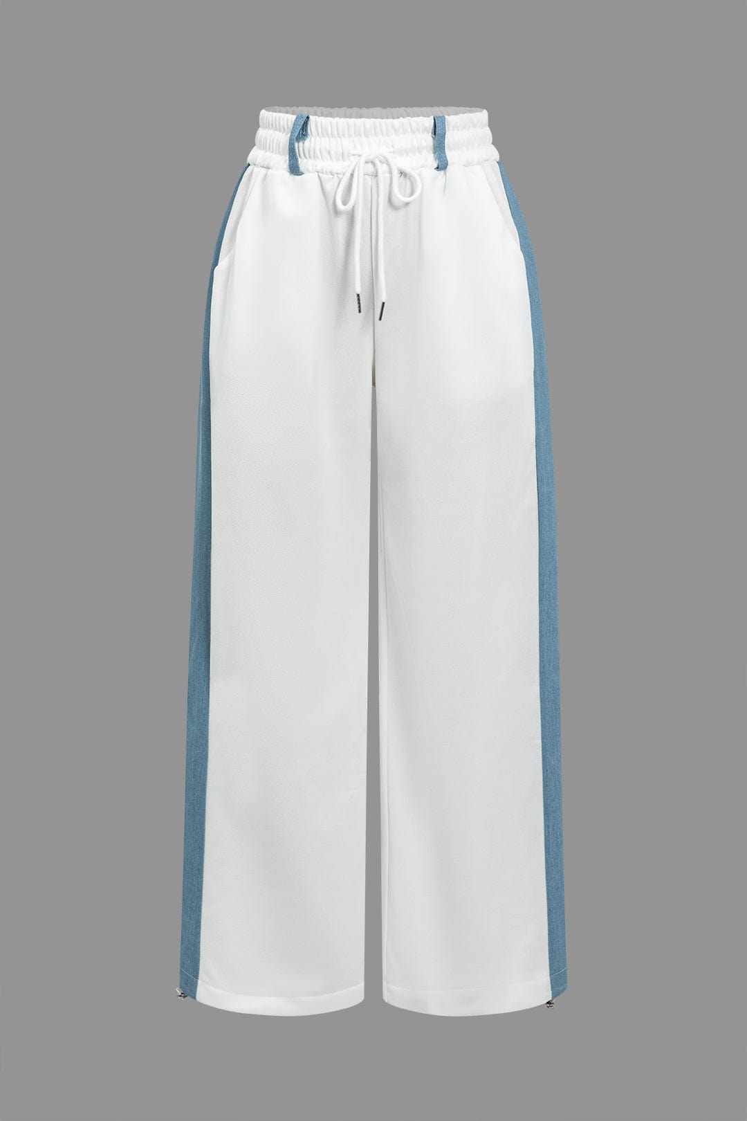 Sportliches Zweiteiler-Set Denim Look Frauen