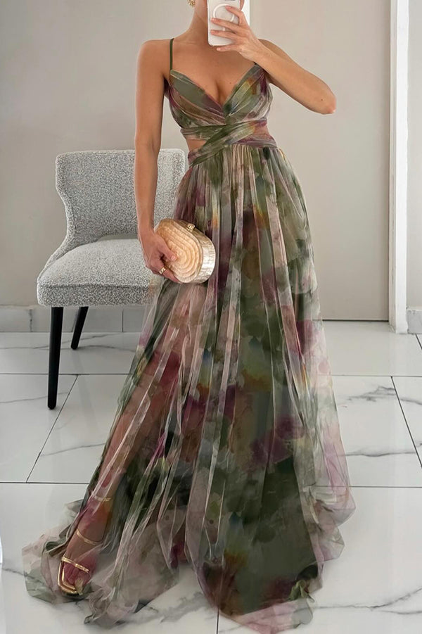 Damen Maxikleid Faltenrock Lang Elegant