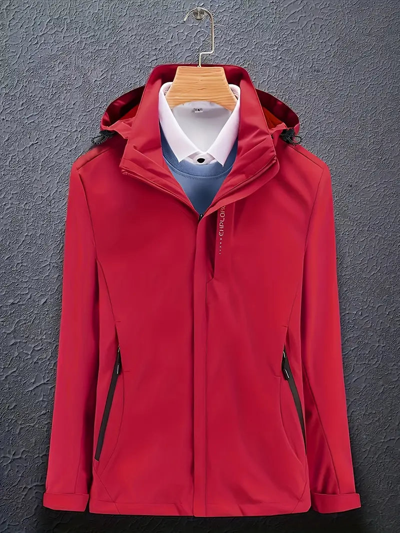 Damen Winterjacke Winddicht mit Kapuze Warm