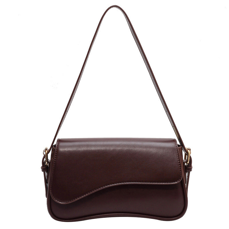 Kleine Damen Schultertasche Elegante Leder