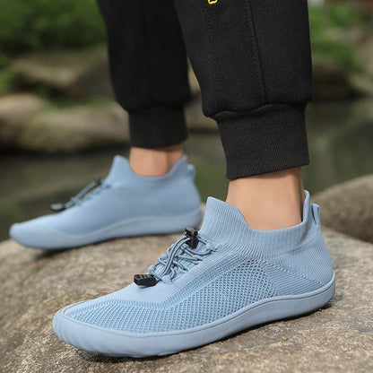 Blaue Damen Sneaker Heidi Style Leuchtfarbe - BerlinGlamour