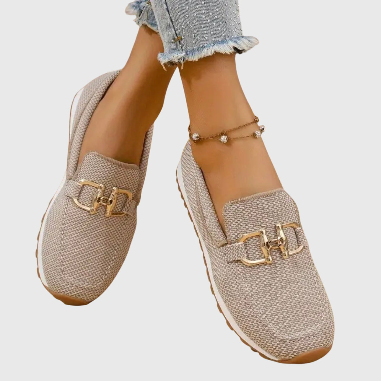Damen Loafer Bequem Orthopädisch Lässig