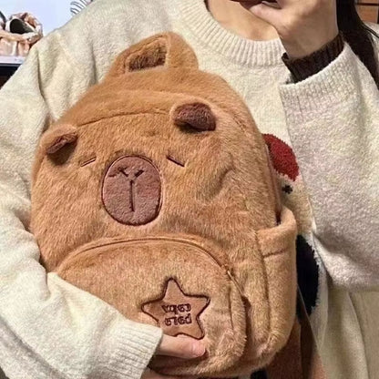 Süßer Kinder Rucksack Plüsch Capybara Lustig