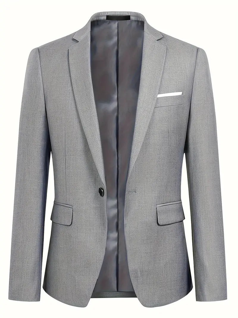 Herrenanzug Zweiteiler Klassisch Business Blazer Hose