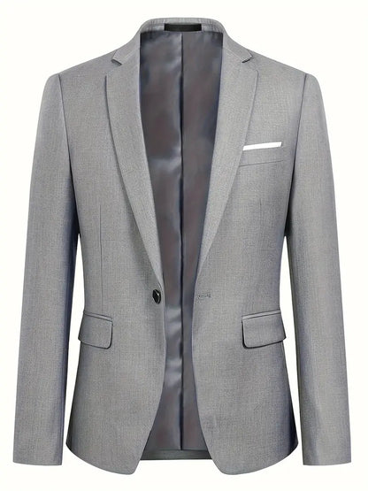Herrenanzug Zweiteiler Klassisch Business Blazer Hose
