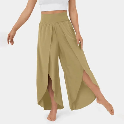 Yogahose Weite Bein Elastisch Damen