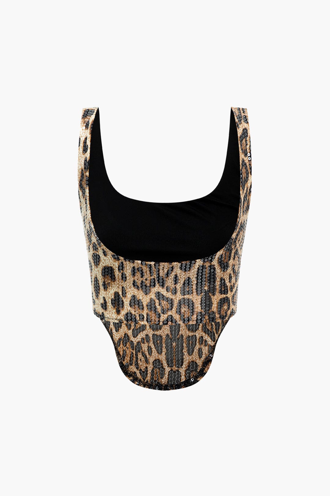 Leoprint Top und Minirock Set Damen Selbstbewusstes Outfit