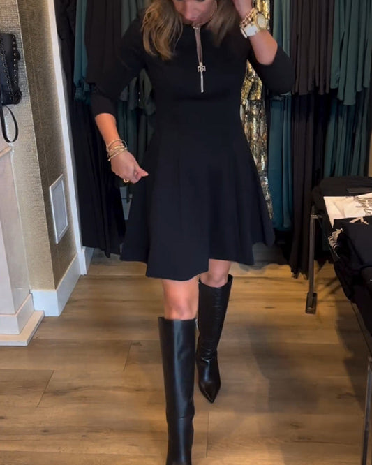 Elegantes Damenkleid mit Reißverschluss Modern - BerlinGlamour