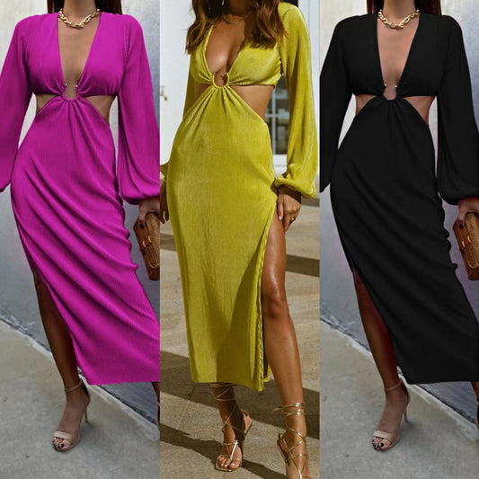 Faltenfreies Damen Herbstkleid von BerlinGlamour