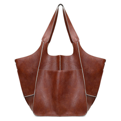 Große Leder-Handtaschen Damen Reise Tasche