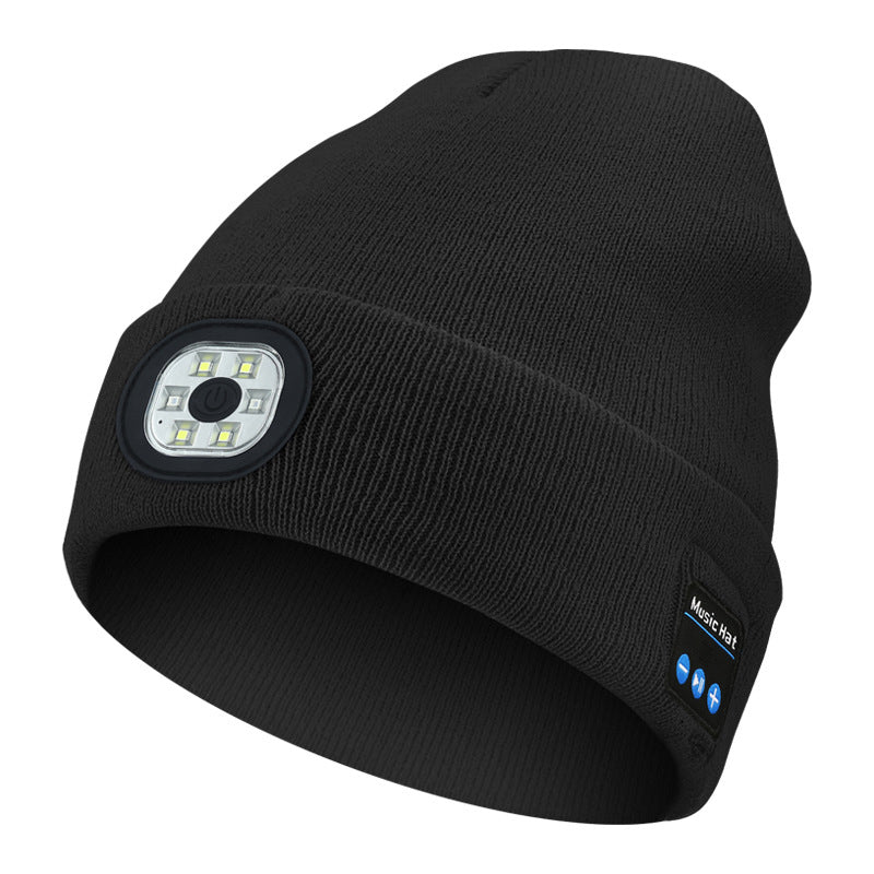 Mütze LED Bluetooth Lautsprecher Abnehmbar Musik - BerlinGlamour