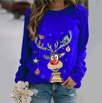 Weihnachtspullover von BerlinGlamour mit Rundhalsausschnitt