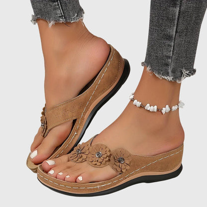 Damen Sandalen Lässig Trendy Slip-On Schuhe