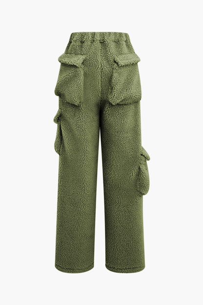 Misha Teddy-Set Cargohose Cropped-Jacke