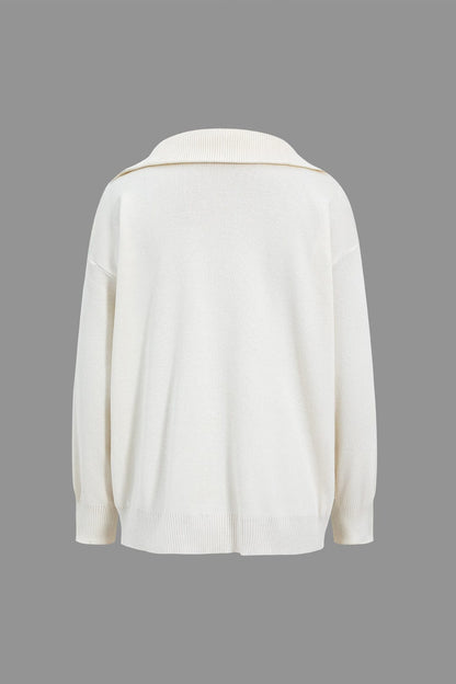 Damen Zweiteiler Set Oversized Pullover Minirock