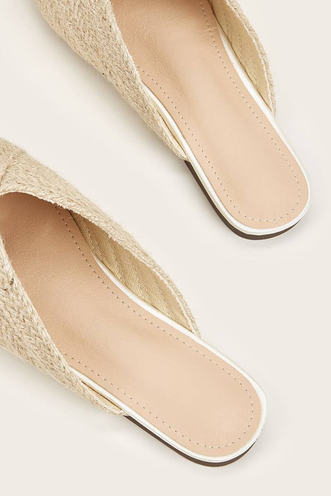 Moderne Mules Espadrille mit Spitze Damen