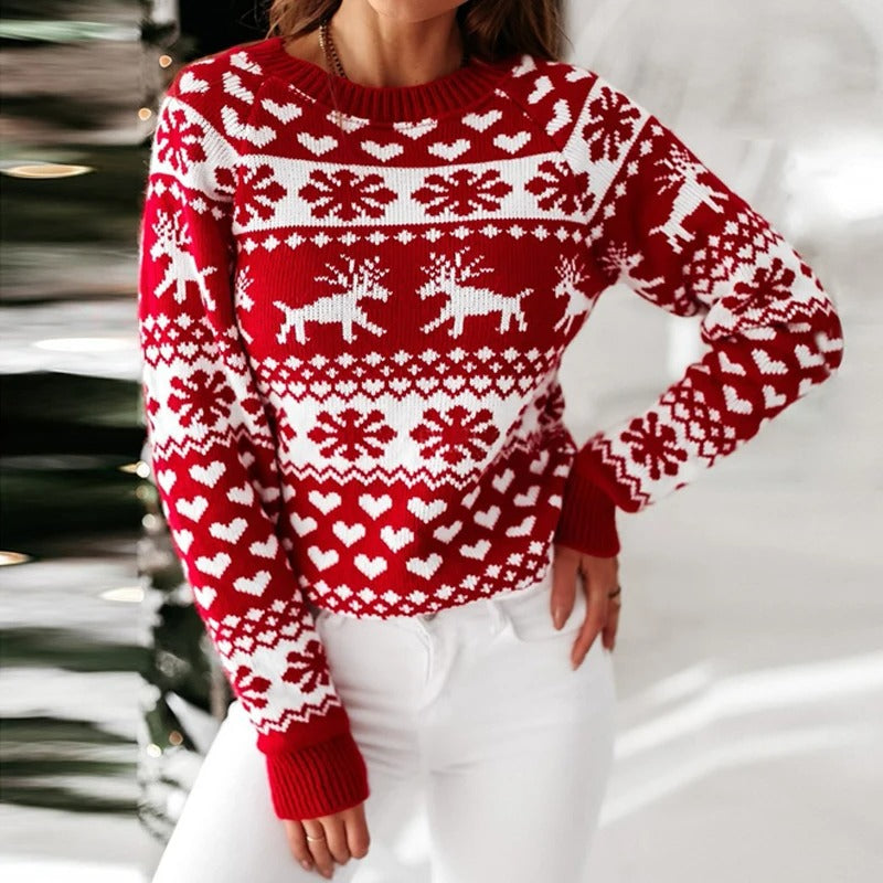 Weihnachtspullover für Damen zum Wärmen