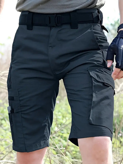 Herren Shorts Cargo Freizeit Shorts mit vielen Taschen