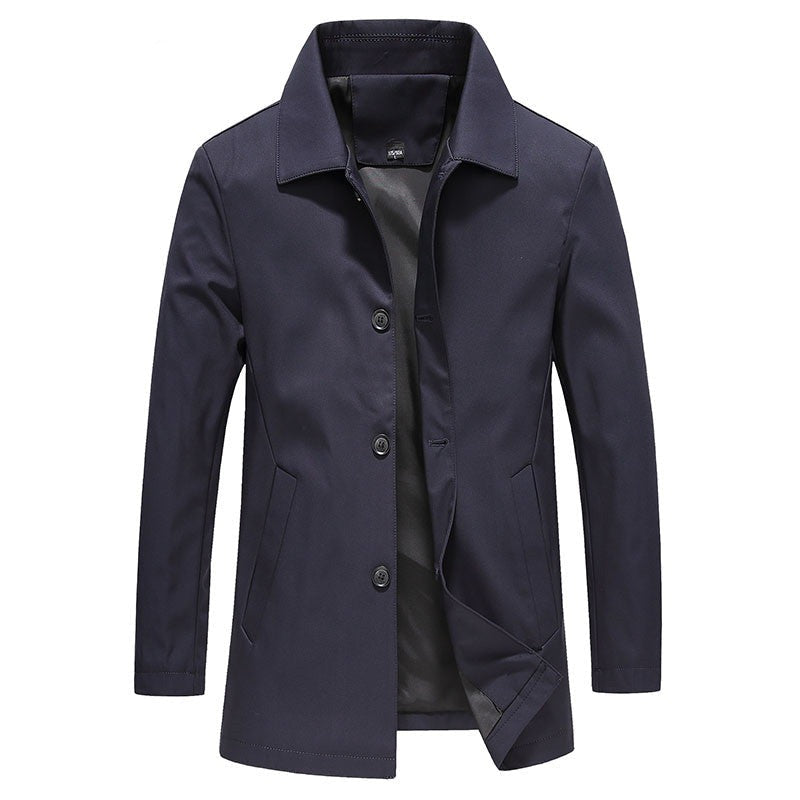 Herren Blazer Jacke Modern Slim Fit Knopfdown Kragen