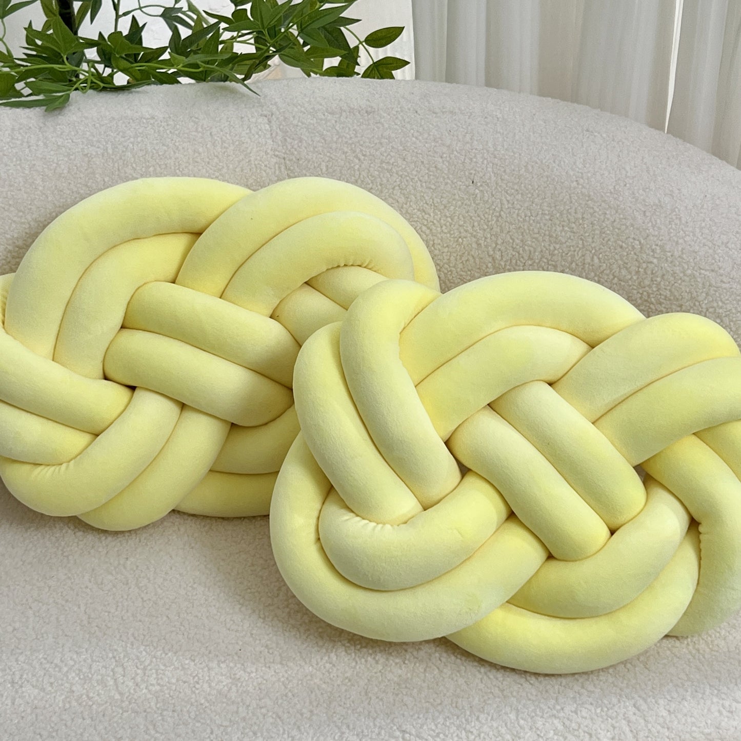 Weiche Kissen Luxus Komfort mit Knöpfen Modern